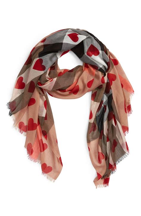 pink burberry scarf with hearts|Burberry heart scarf nordstrom.